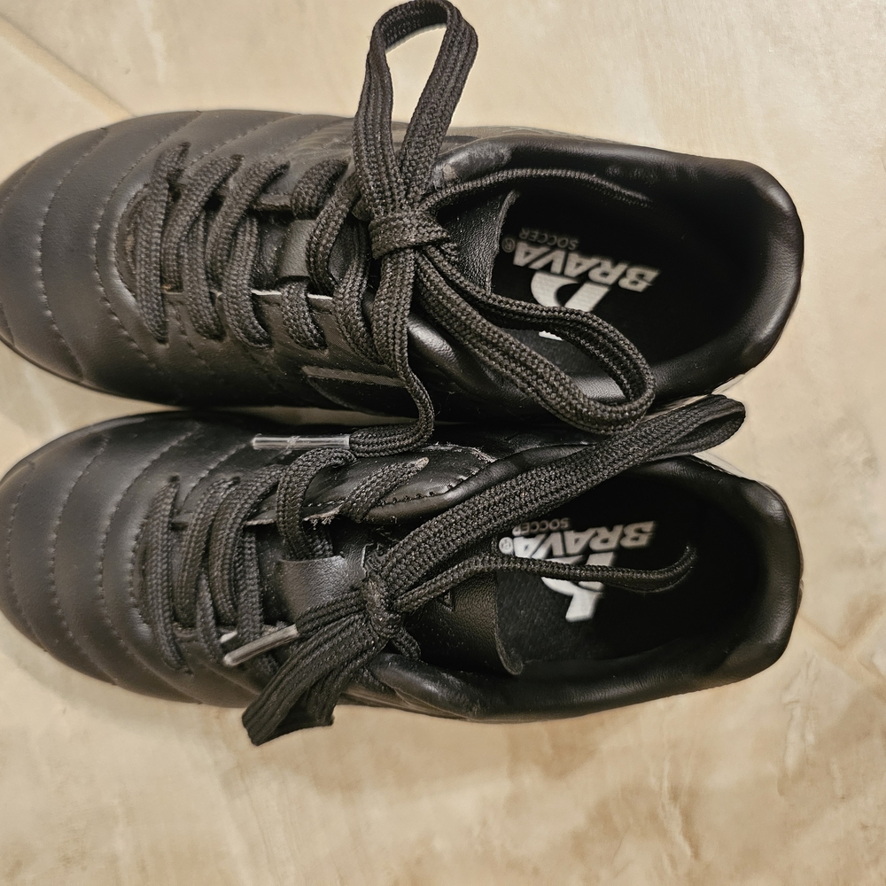 Black Soccer Cleats by Brava